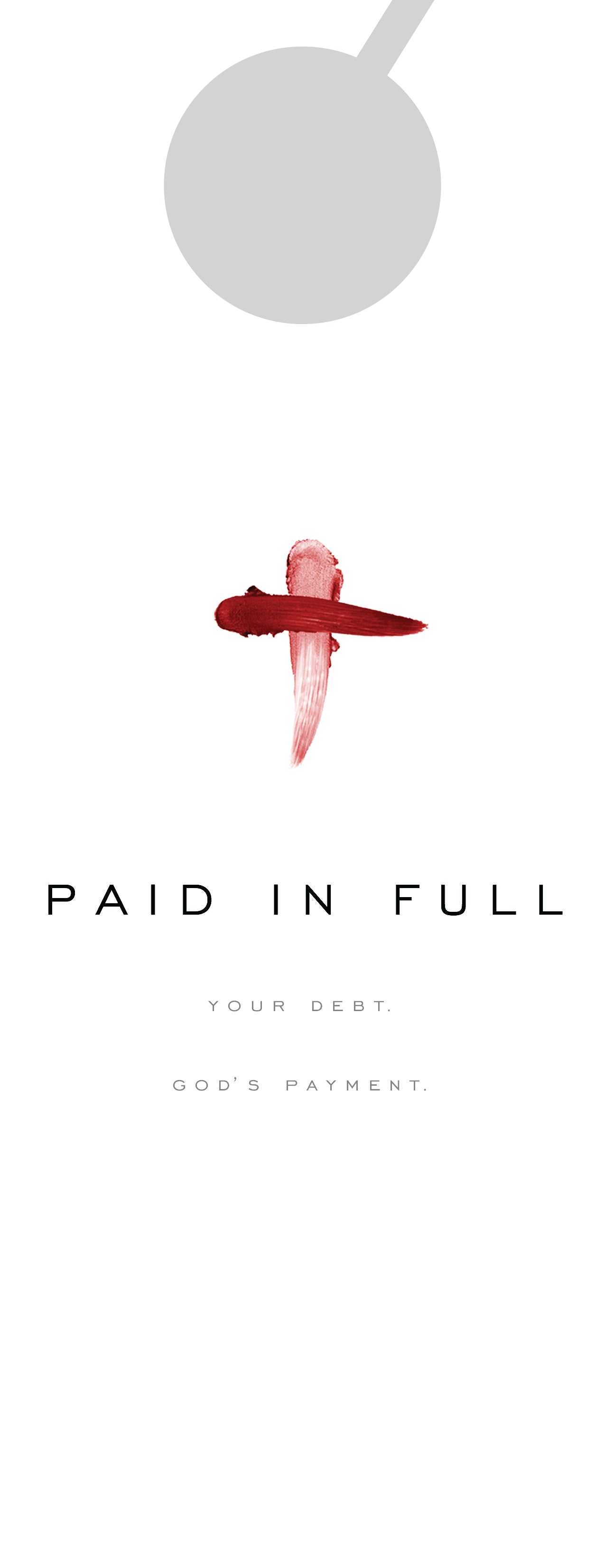 Paid in Full—Door Hanger