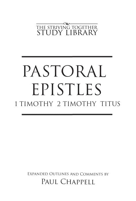 Pastoral Epistles