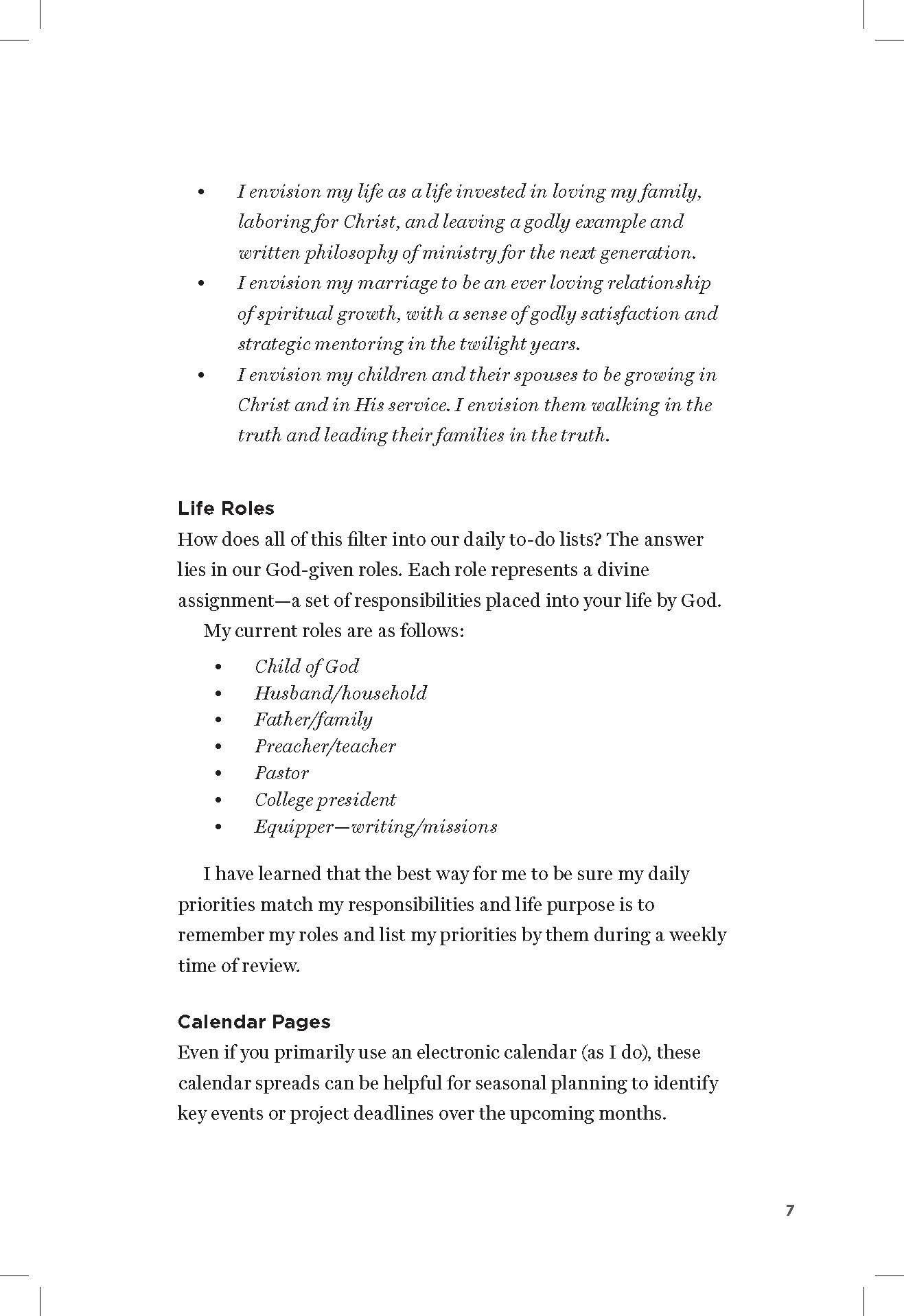 Stewarding Life Planner