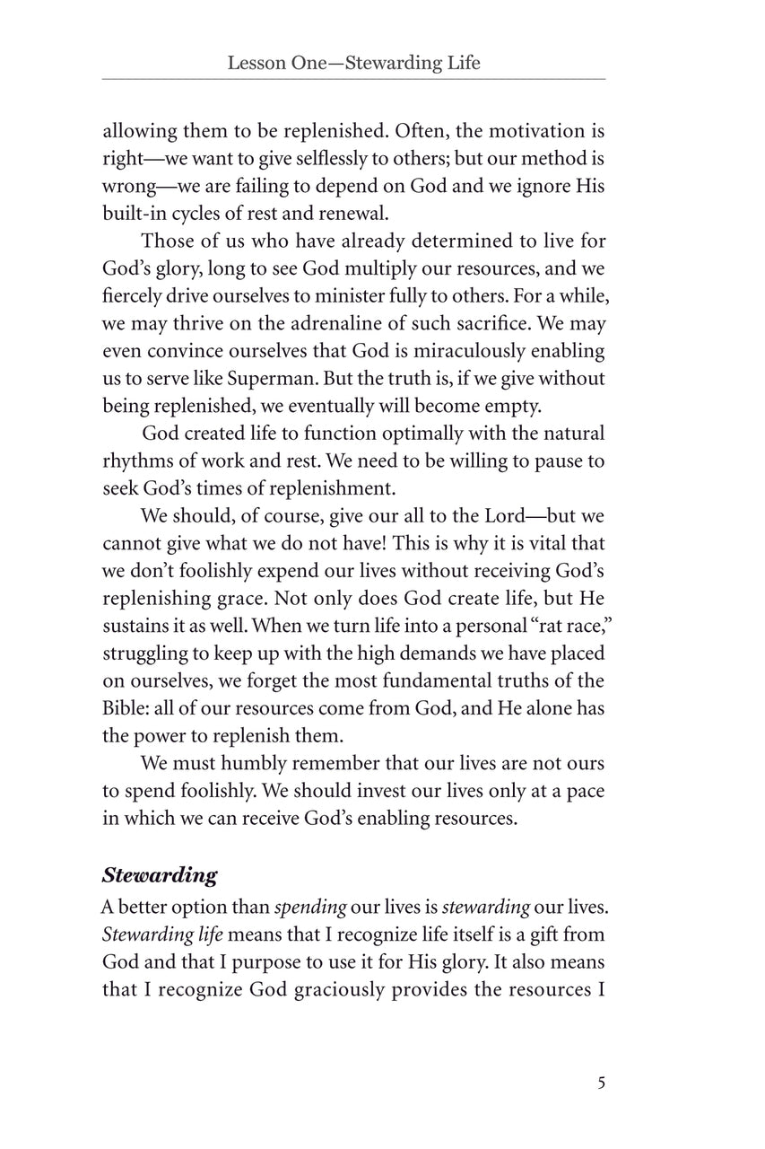 Stewarding Life Teacher Edition Download