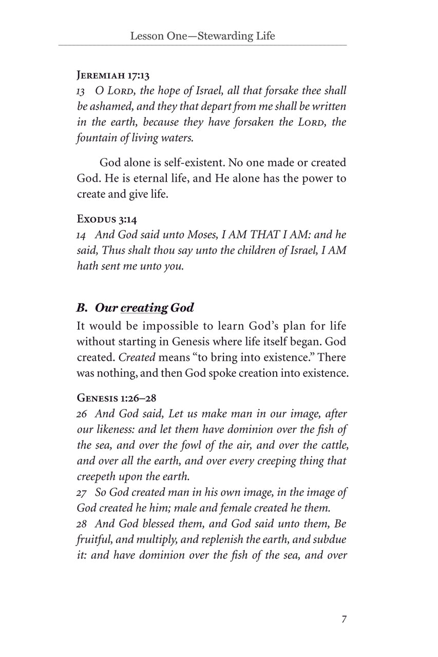 Stewarding Life Teacher Edition Download