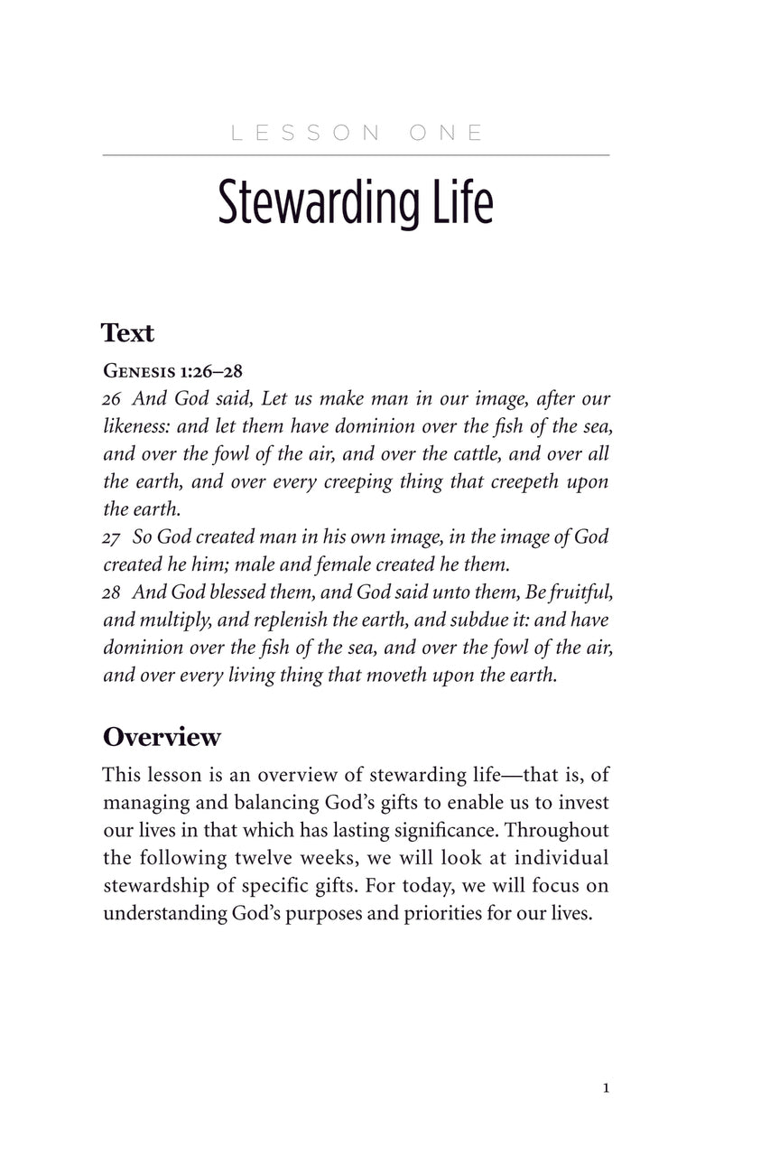 Stewarding Life Teacher Edition Download