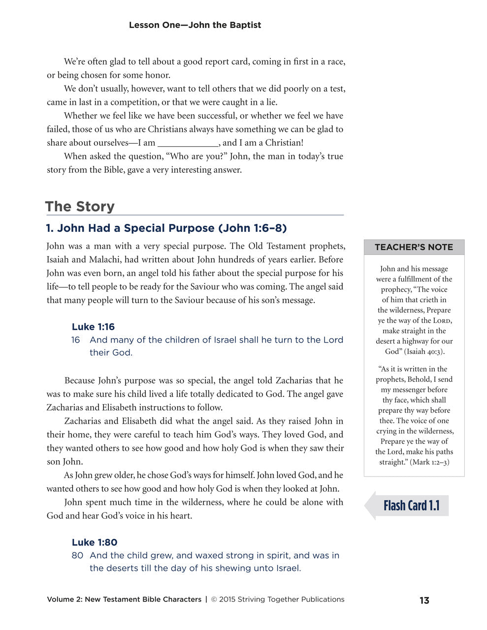 Stories of Grace Vol 2: New Testament Bible Characters Teacher Edition Download