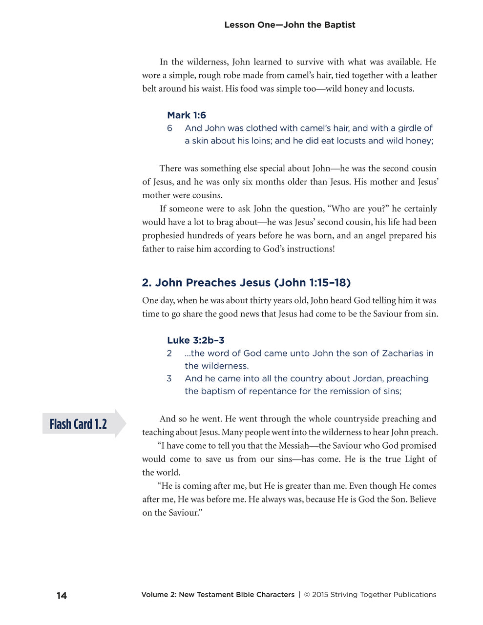 Stories of Grace Vol 2: New Testament Bible Characters Teacher Edition
