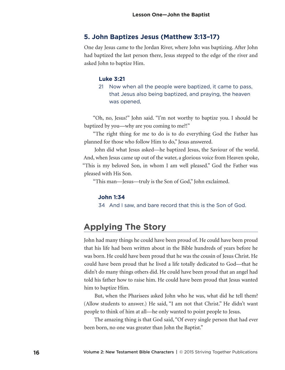 Stories of Grace Vol 2: New Testament Bible Characters Teacher Edition Download