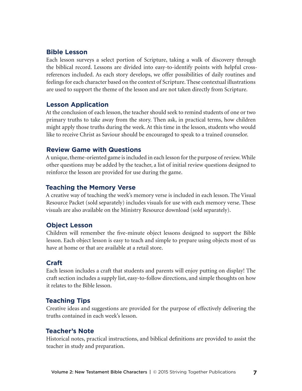 Stories of Grace Vol 2: New Testament Bible Characters Teacher Edition Download