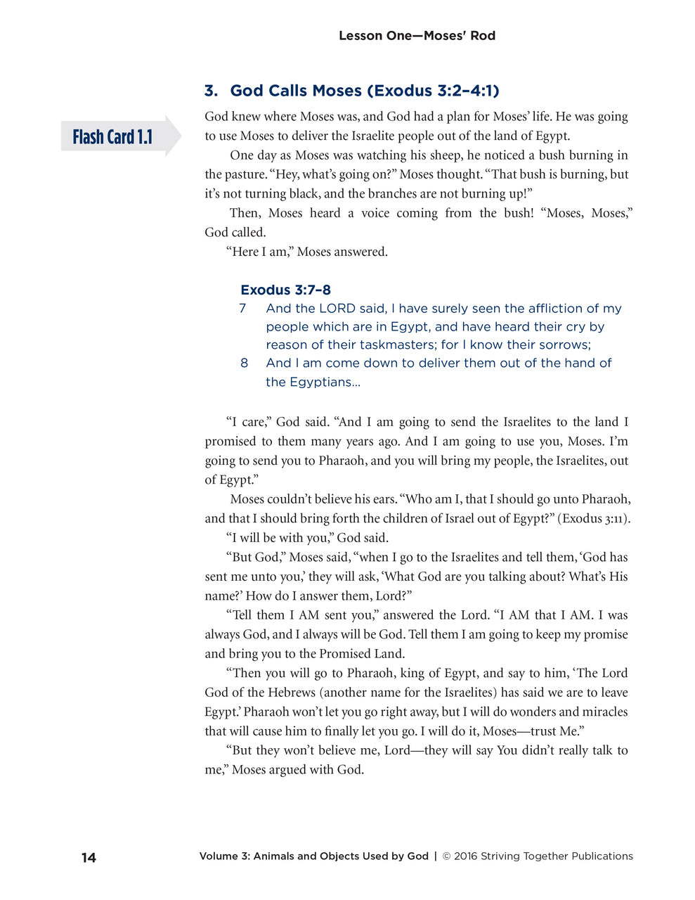 Stories of Grace Vol 3: Objects & Animals Used by God Teacher Edition