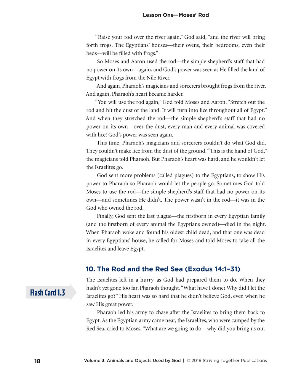 Stories of Grace Vol 3: Objects & Animals Used by God Teacher Edition