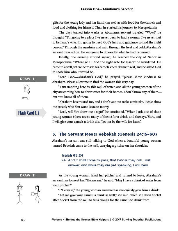 Stories of Grace Vol 4: Behind the Scenes Characters Teacher Edition