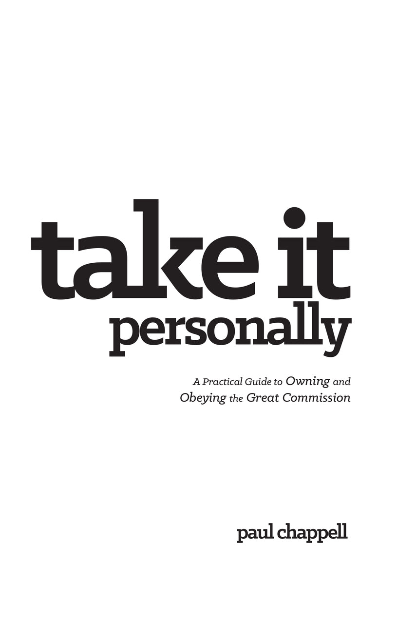 Take it Personally