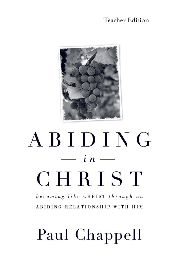 Abiding in Christ Teacher Edition Download