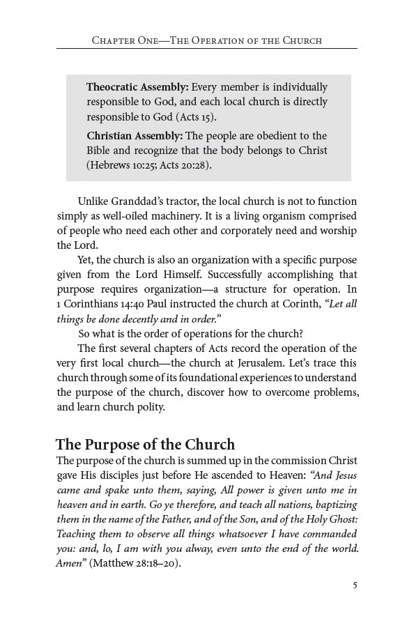 The Ministry of a Baptist Deacon
