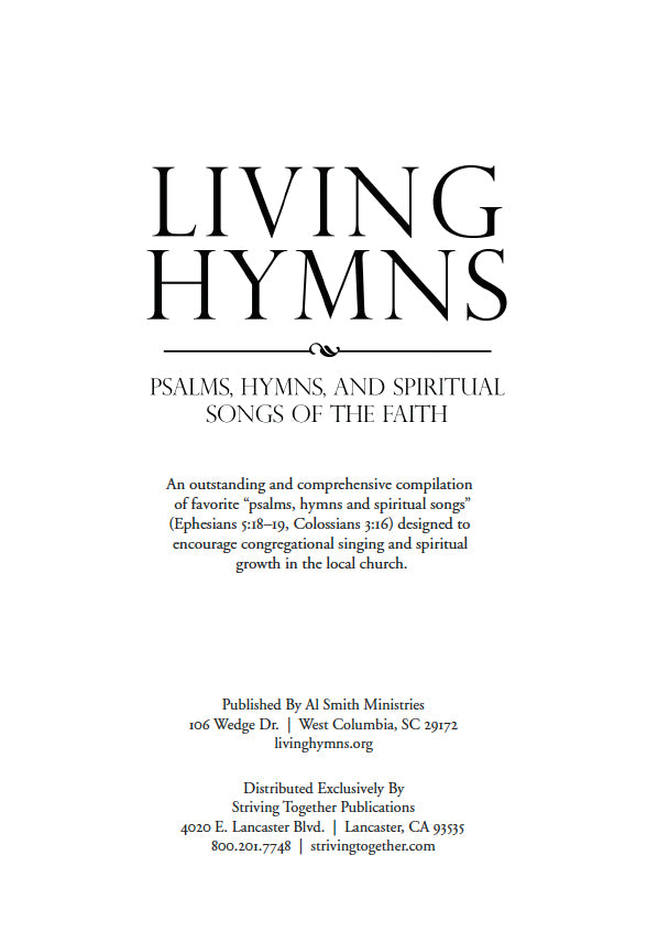 Living Hymns Burgundy