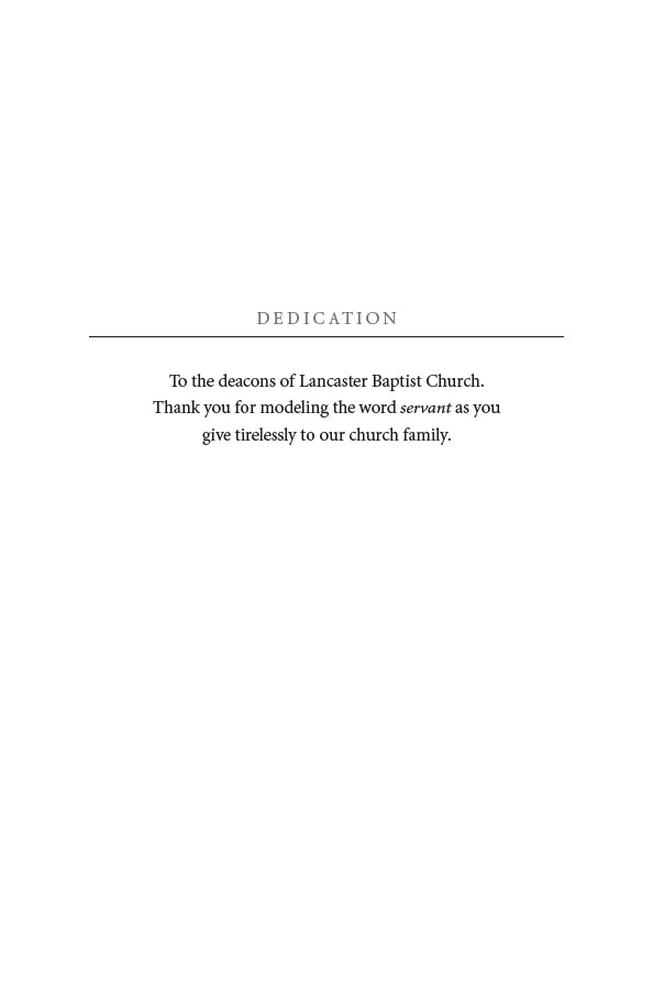 The Ministry of a Baptist Deacon