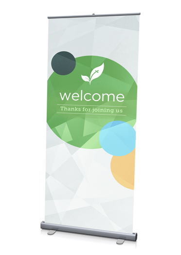 Welcome Banner Geometric