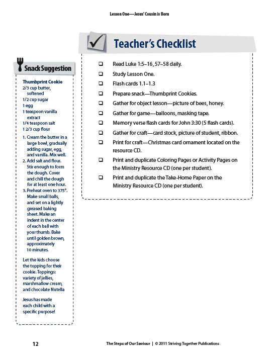 The Life of Christ: Steps of Our Saviour Teacher Edition