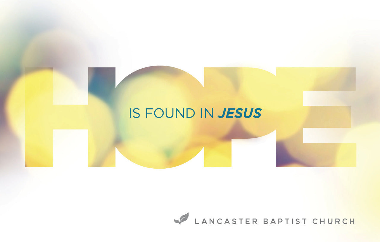 Hope is Found in Jesus—Outreach Card