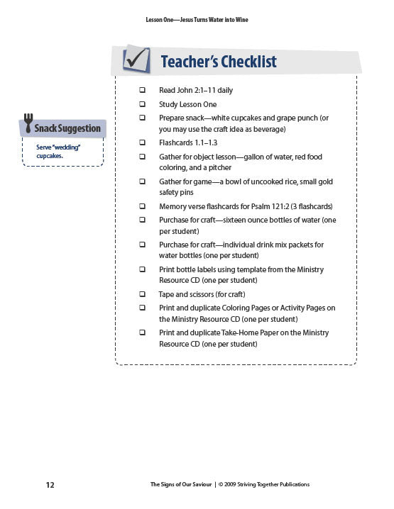 The Life of Christ: Signs of Our Saviour Teacher Edition 2nd Edition