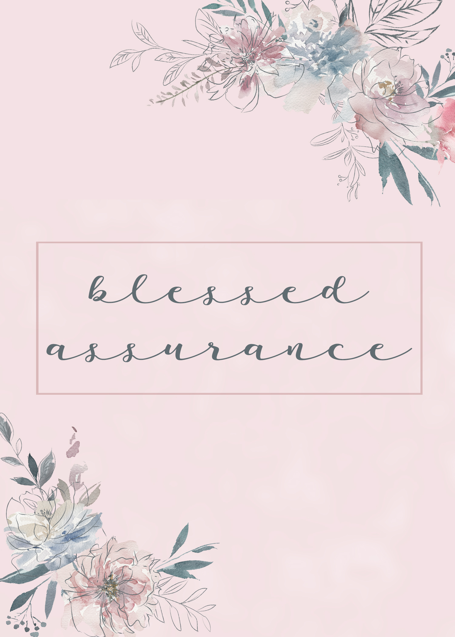 Hymn Series—Floral Greeting Cards