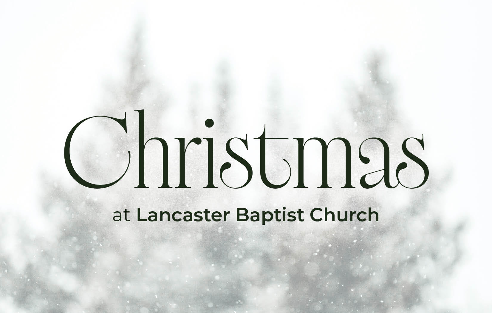 Merry Christmas Snow—Outreach Card