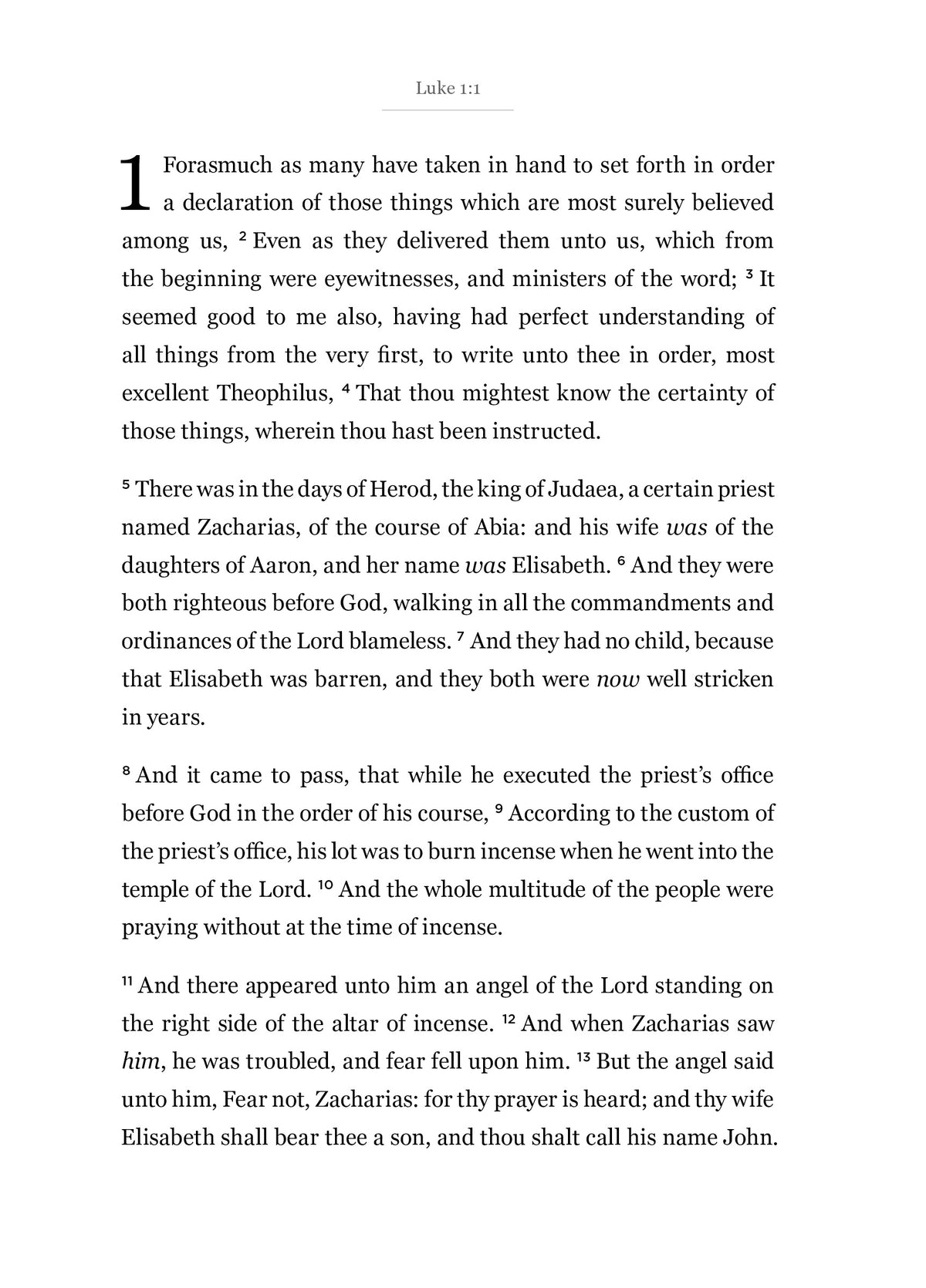 The Gospel of Luke - New Testament Bible Journal