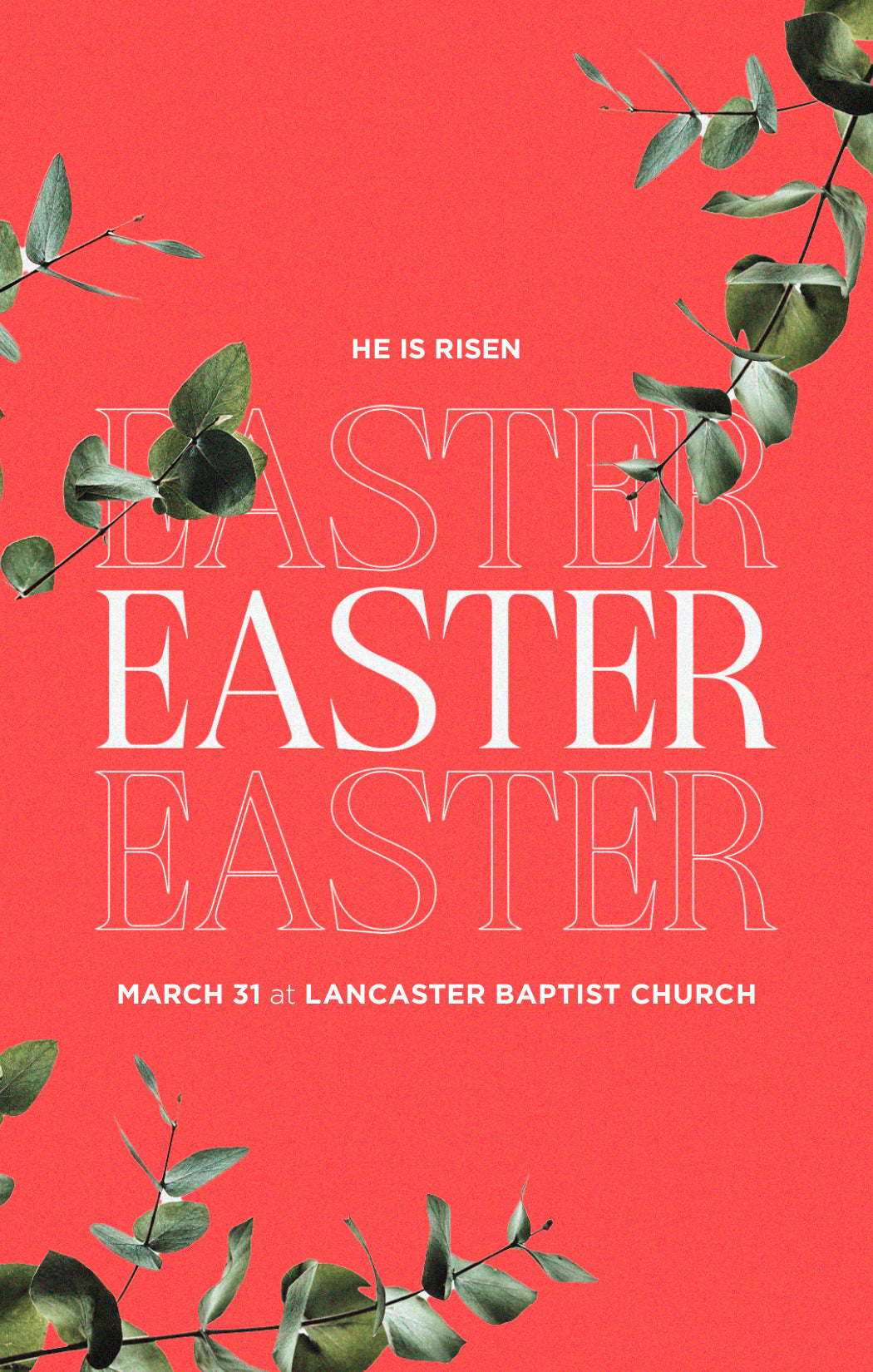 Easter Eucalyptus—Outreach Card