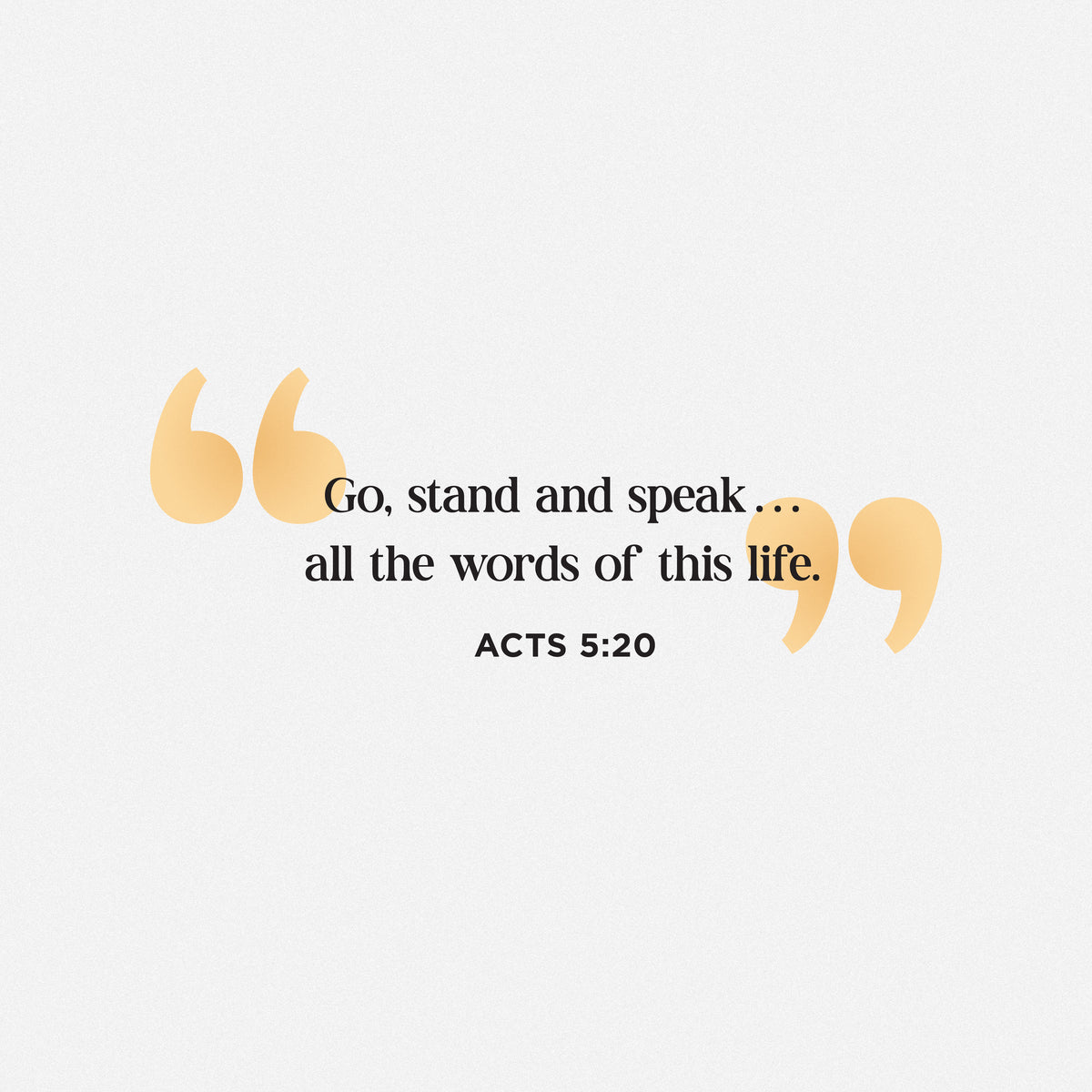Go, Stand, Speak Media Download