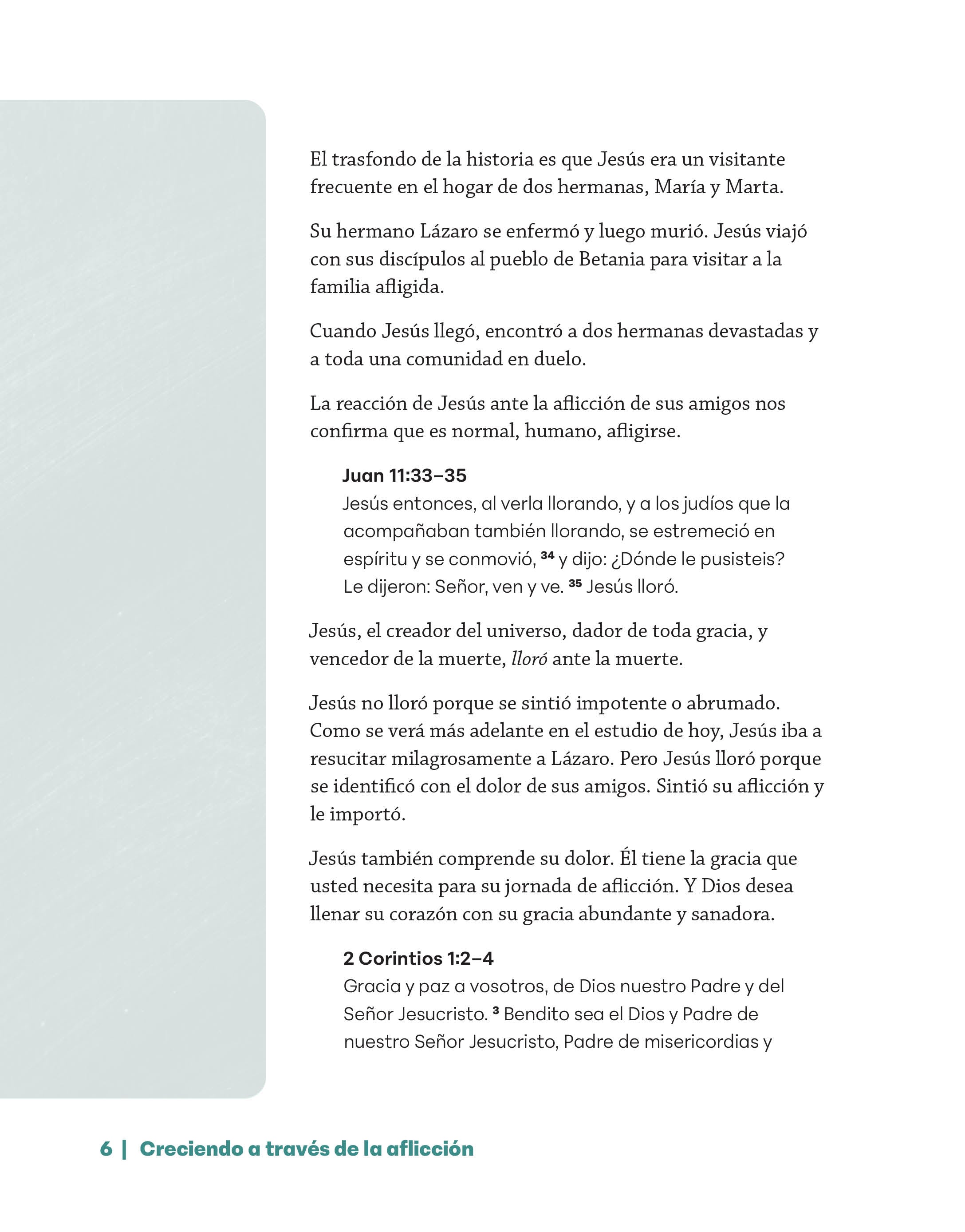 Creciendo a través de la aflicción: Cómo continuar en Cristo - guía del líder (Growing Through Grief LG - Spanish)