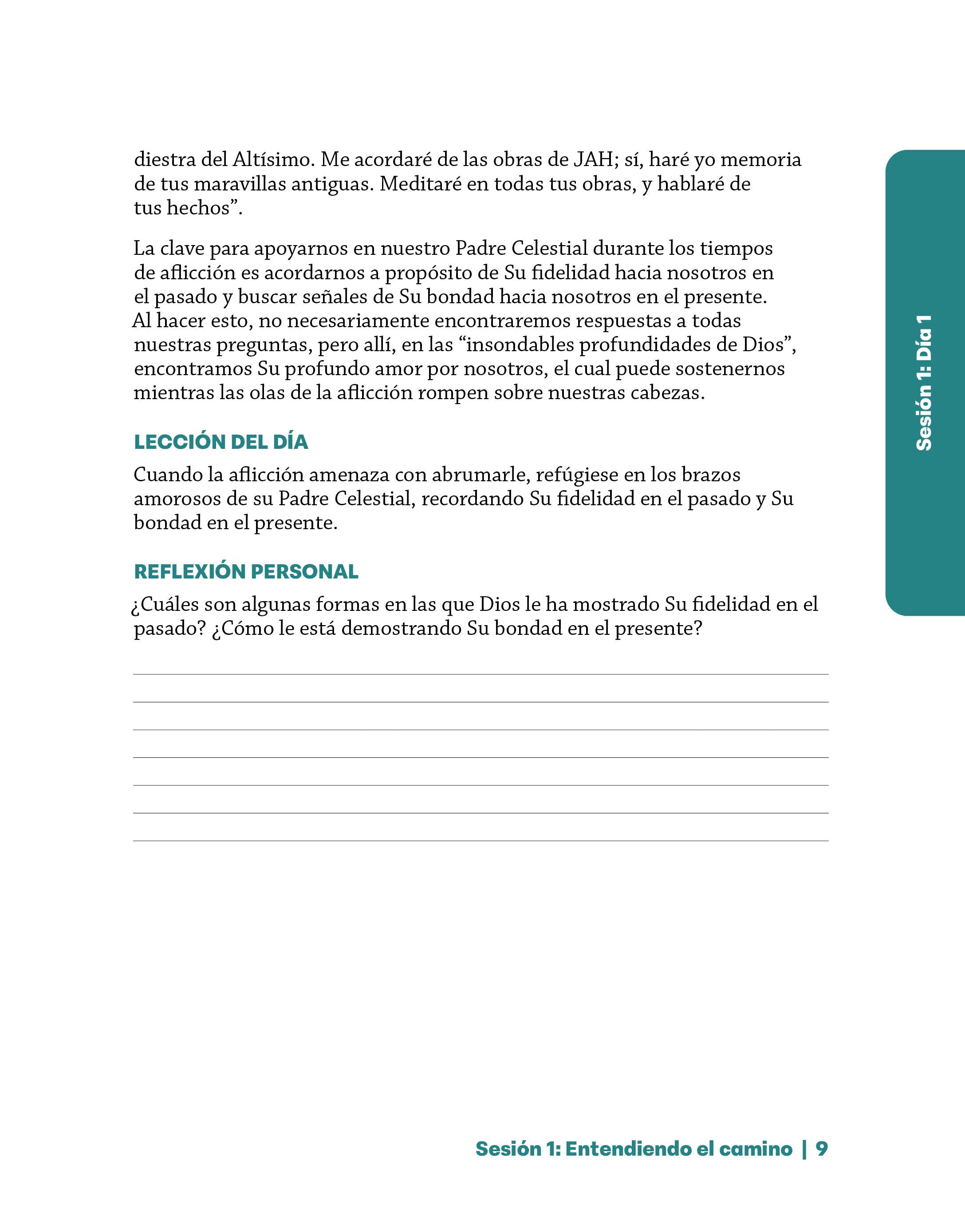 Creciendo a través de la aflicción: Cómo continuar en Cristo - cuaderno de trabajo (Growing Through Grief Workbook - Spanish)