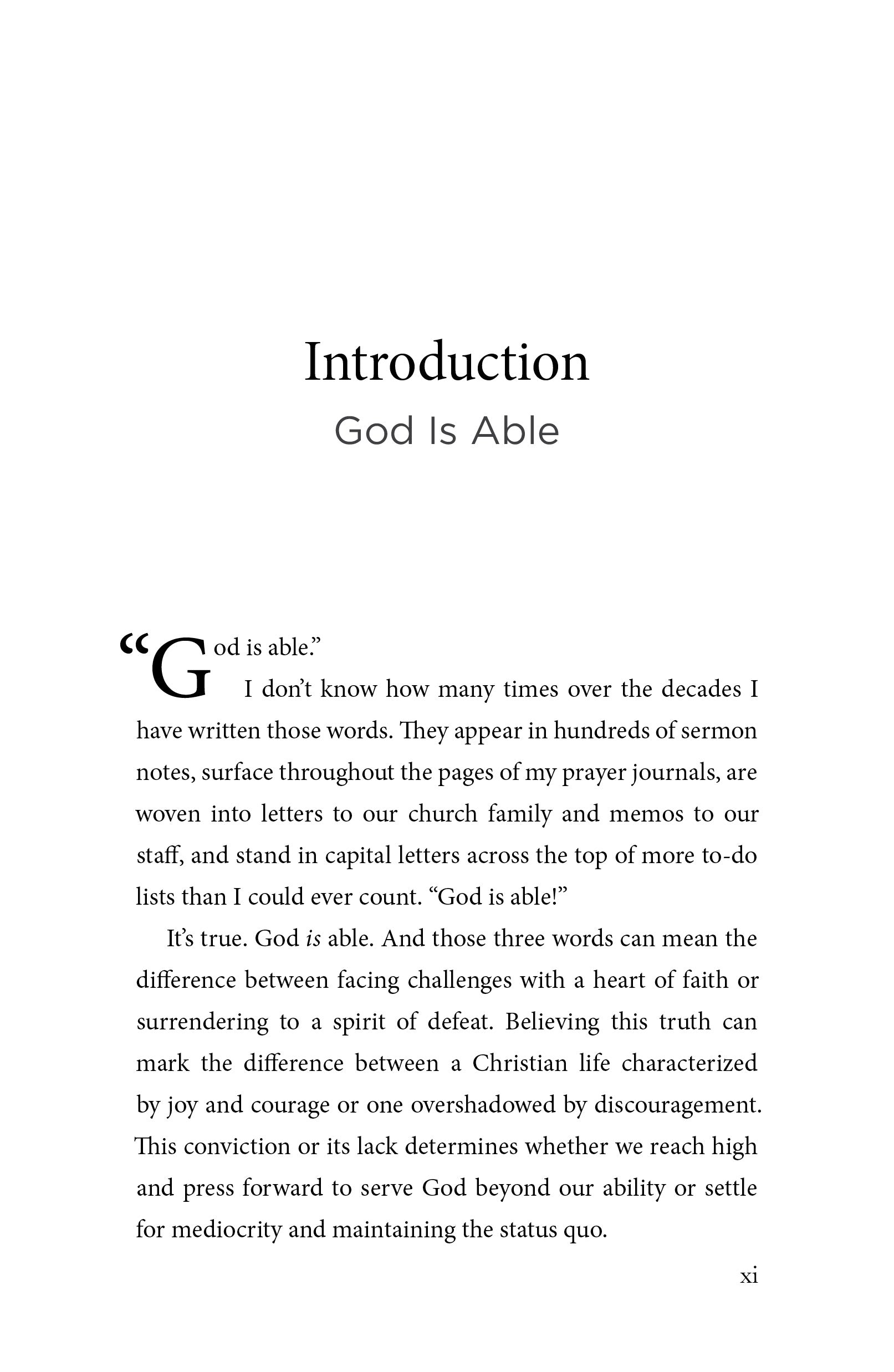 God Is Able