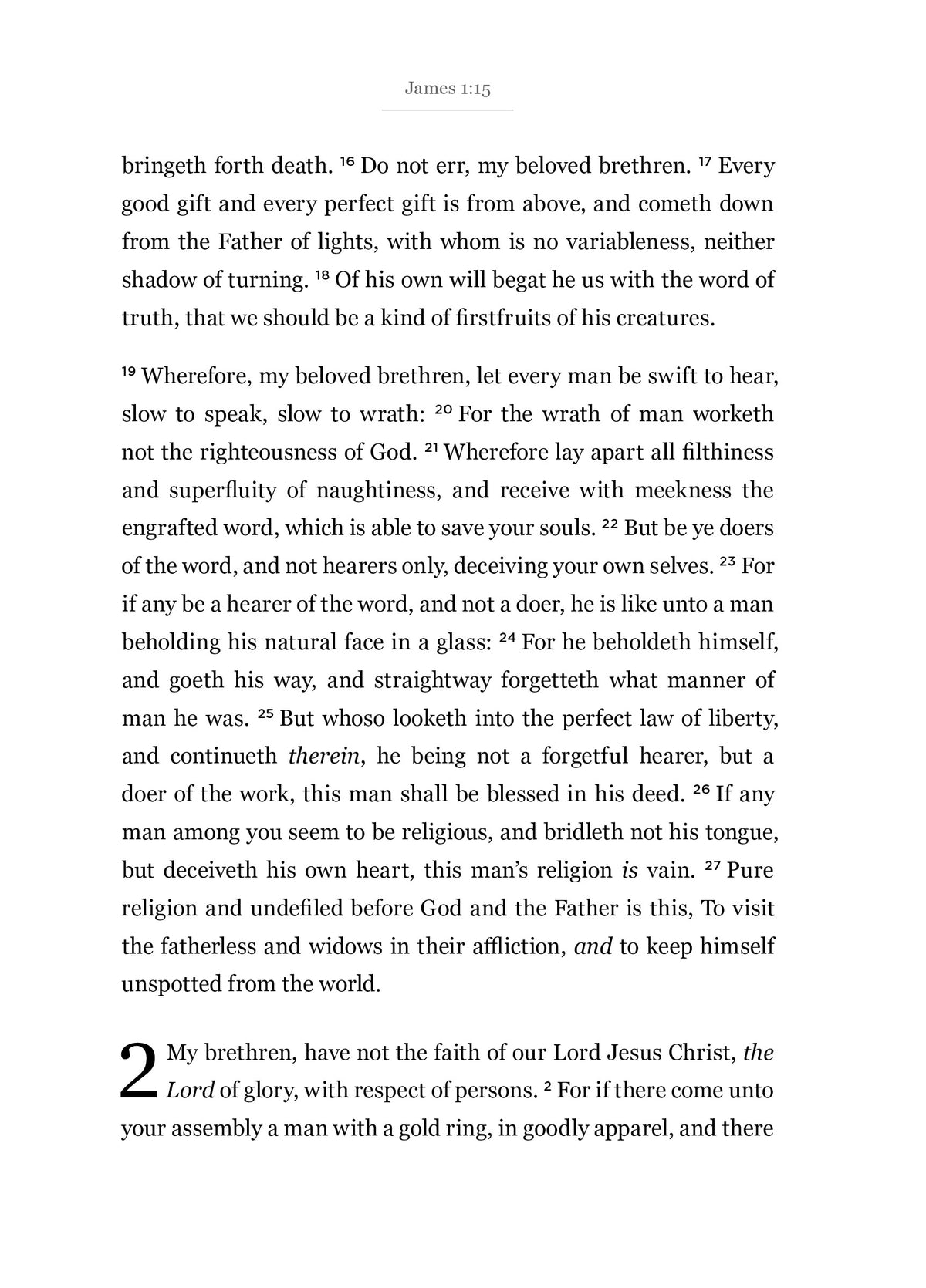 James - New Testament Bible Journal