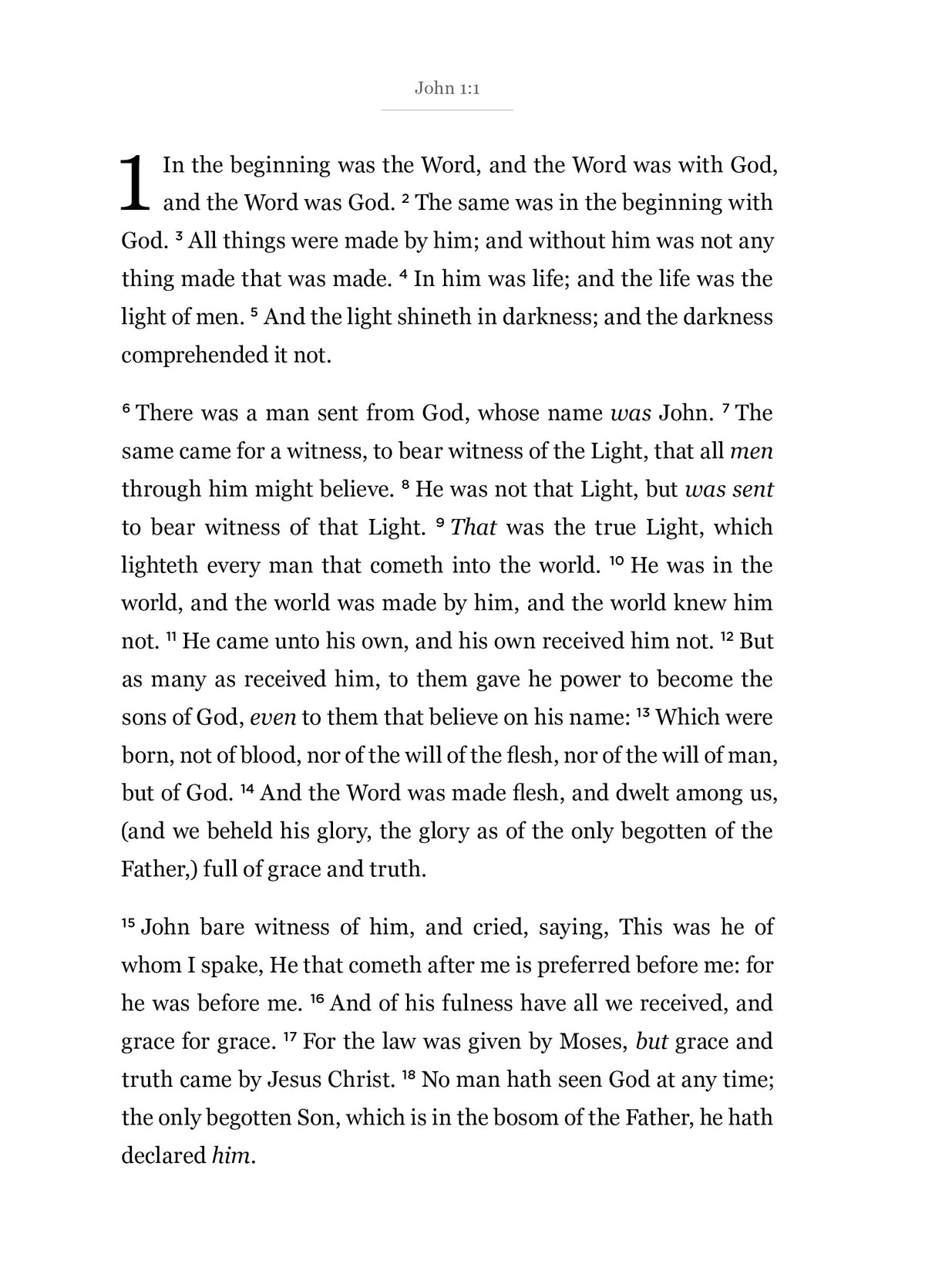 The Gospel of John - New Testament Bible Journal