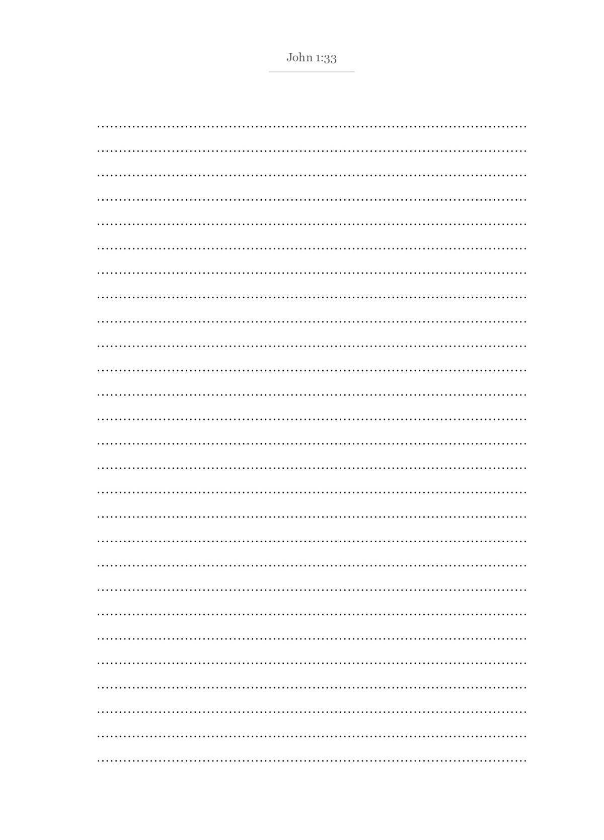 The Gospel of John - New Testament Bible Journal