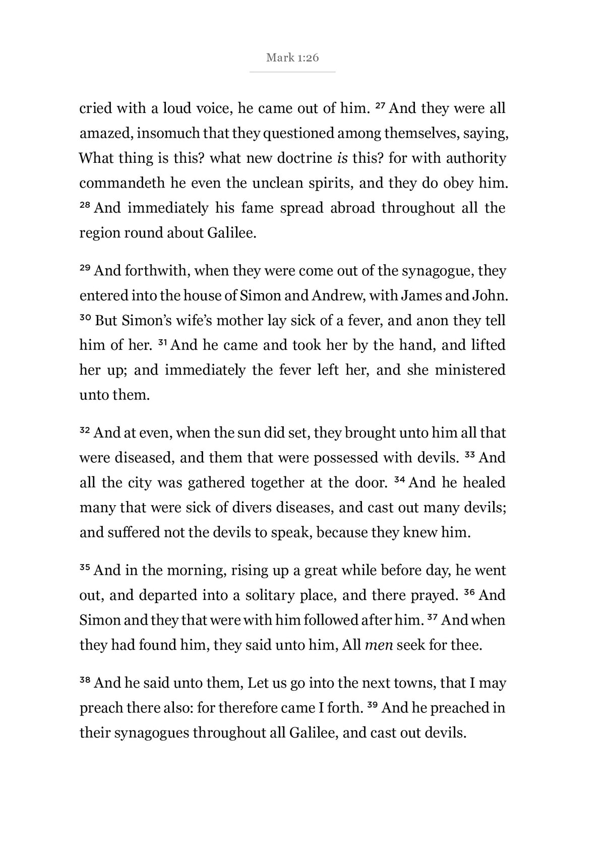 The Gospel of Mark - New Testament Bible Journal
