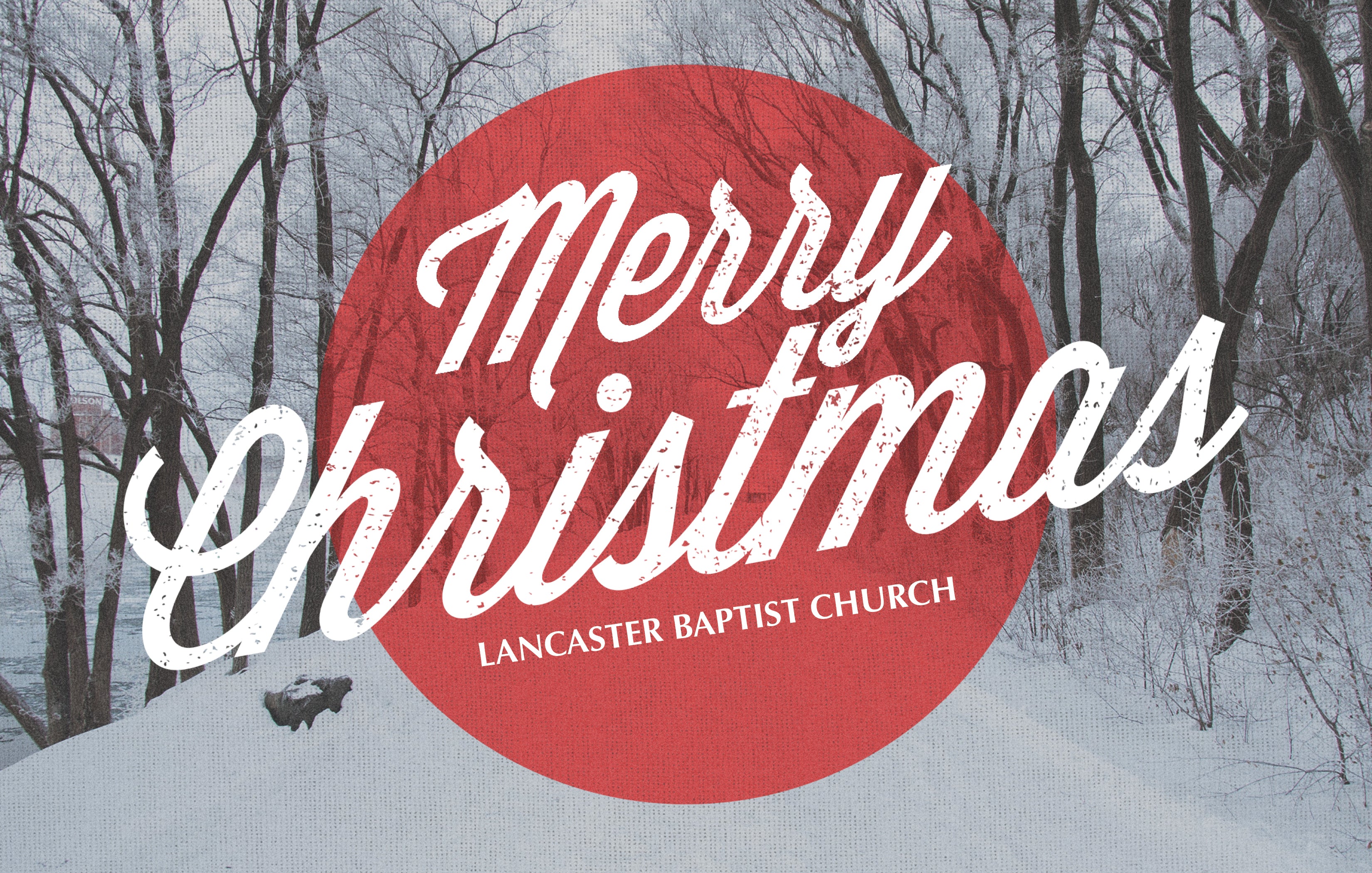 Merry Christmas—Outreach Card