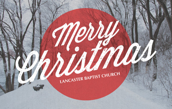 Merry Christmas—Outreach Card