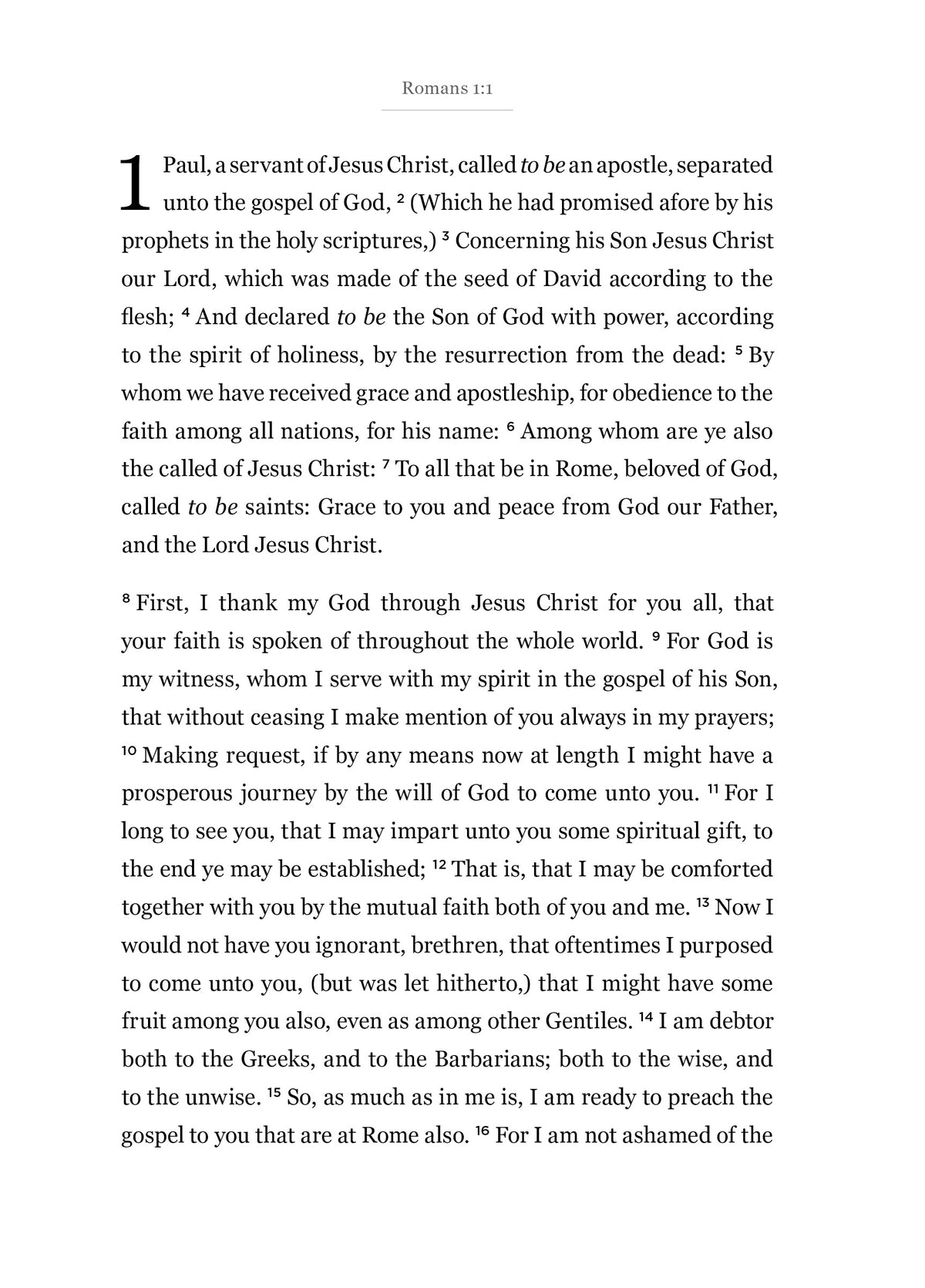 Romans - New Testament Bible Journal