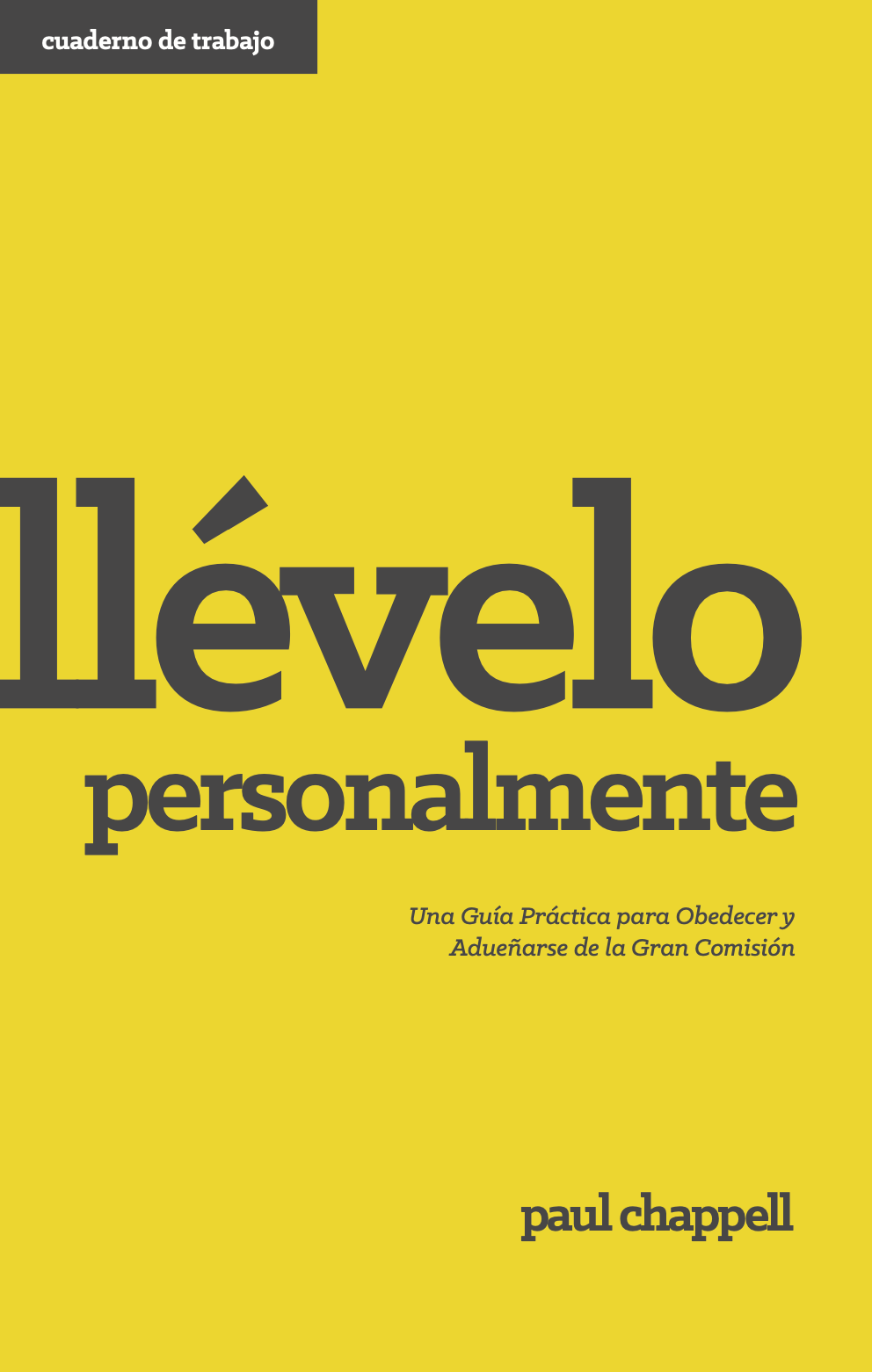 Llévelo Personalmente Cuaderno de Trabajo (Take it Personally Workbook)