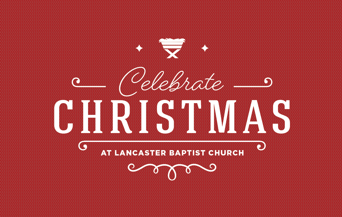 Celebrate Christmas Red & White—Outreach Card