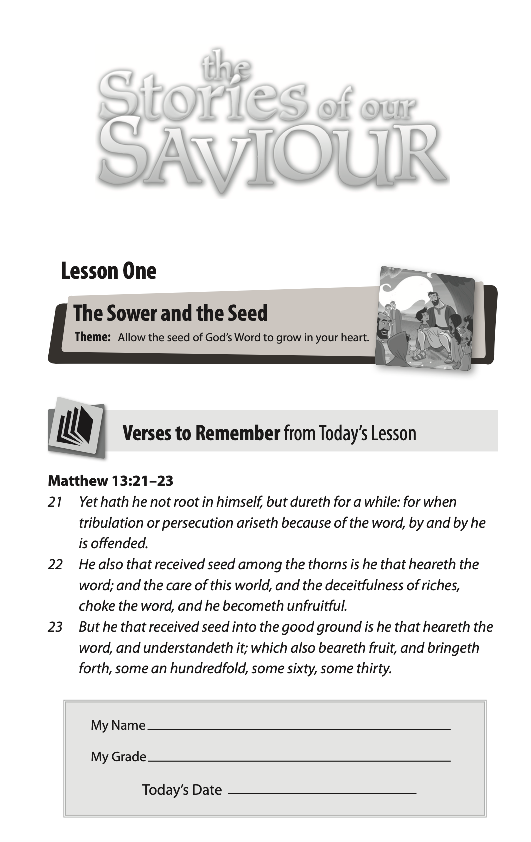The Life of Christ: Stories of our Saviour Ministry Resource Download