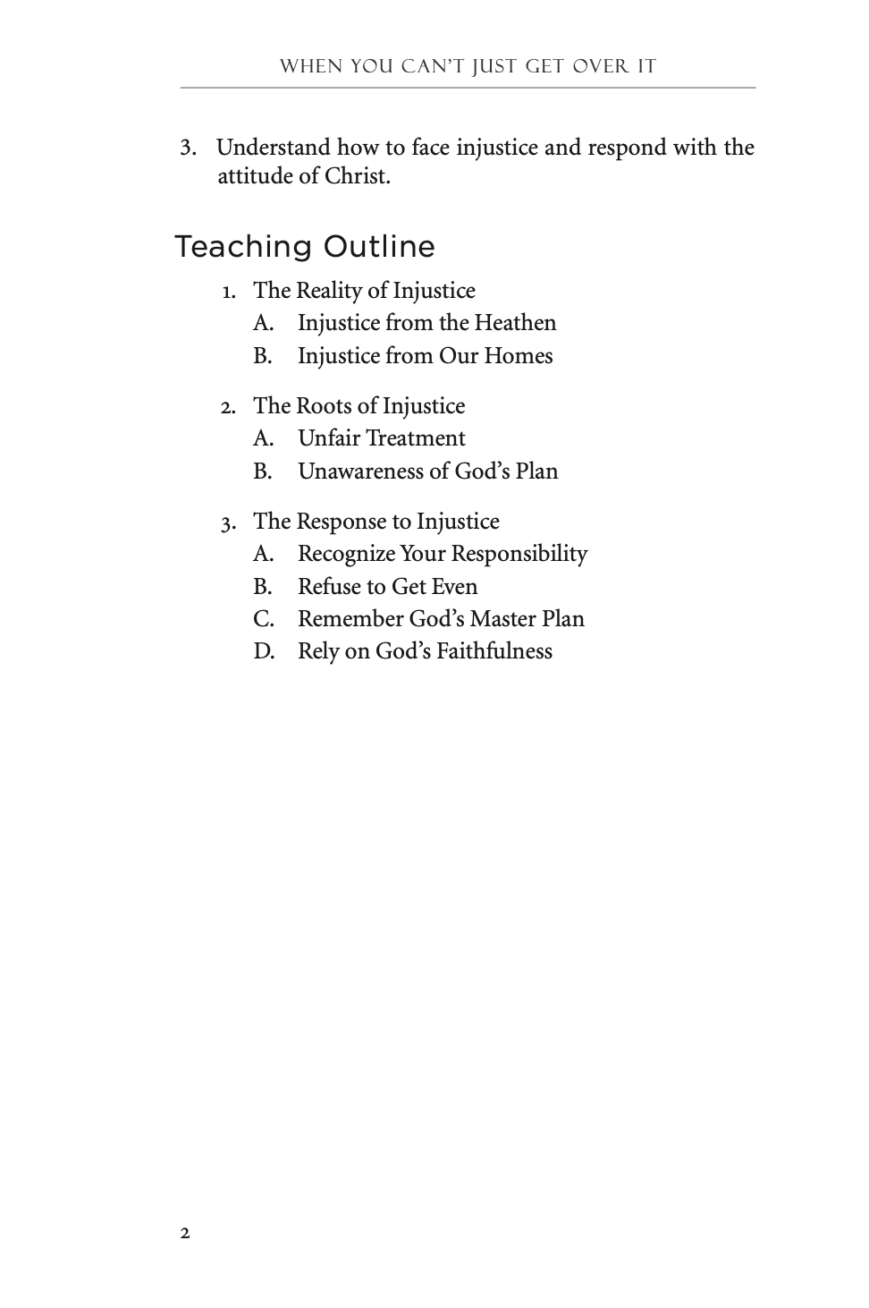 When You Can't Just Get Over It Teacher Edition