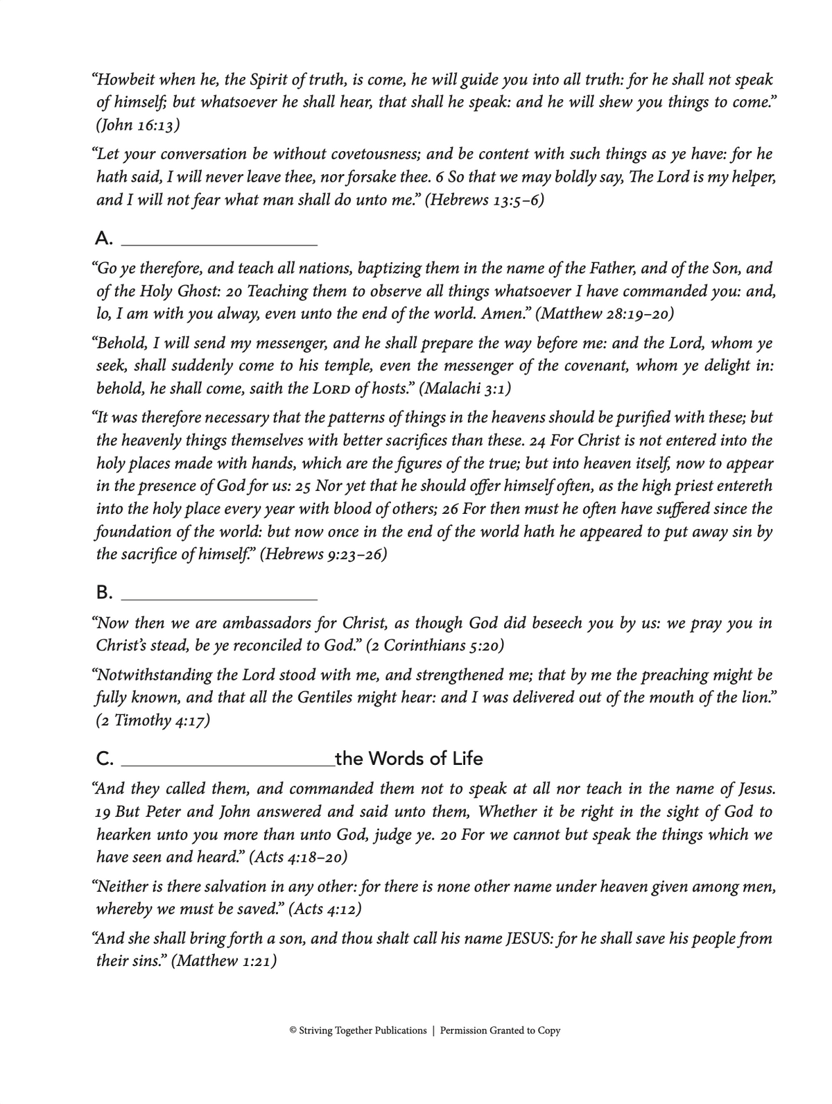Go, Stand, Speak Media Download