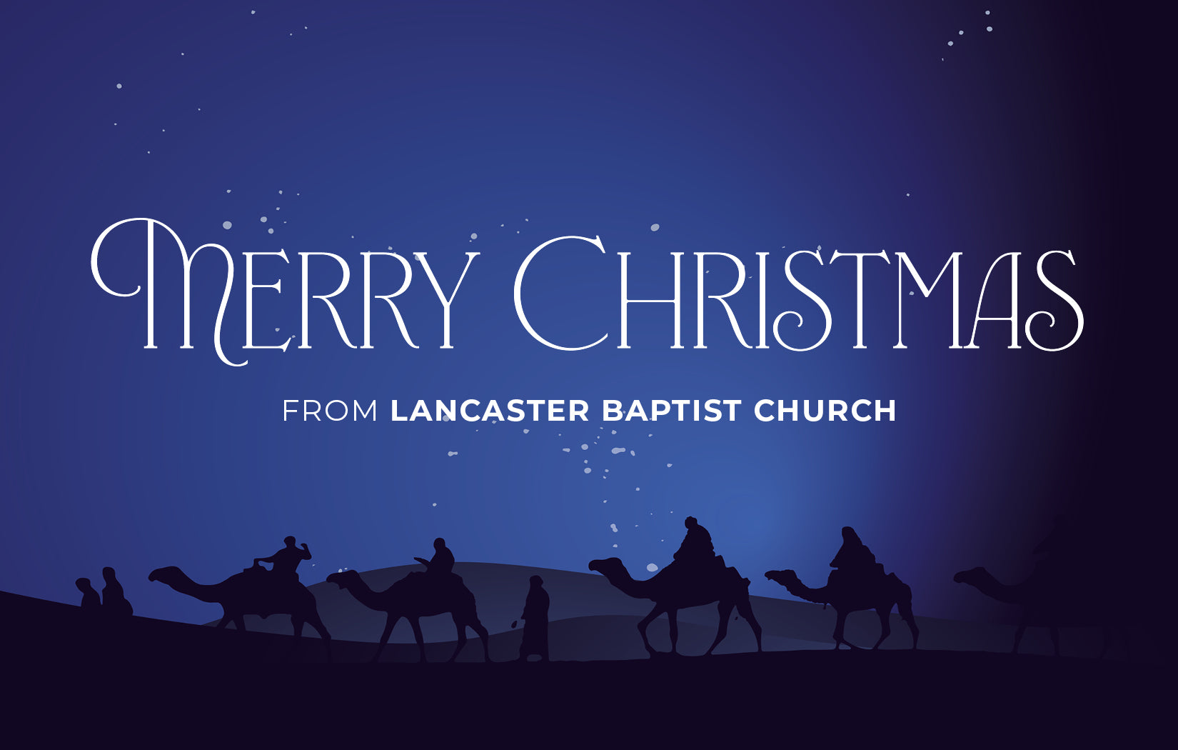 Merry Christmas Wisemen—Outreach Card