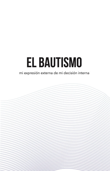 Baptism Brochure Bifold (Spanish) Pack of 100