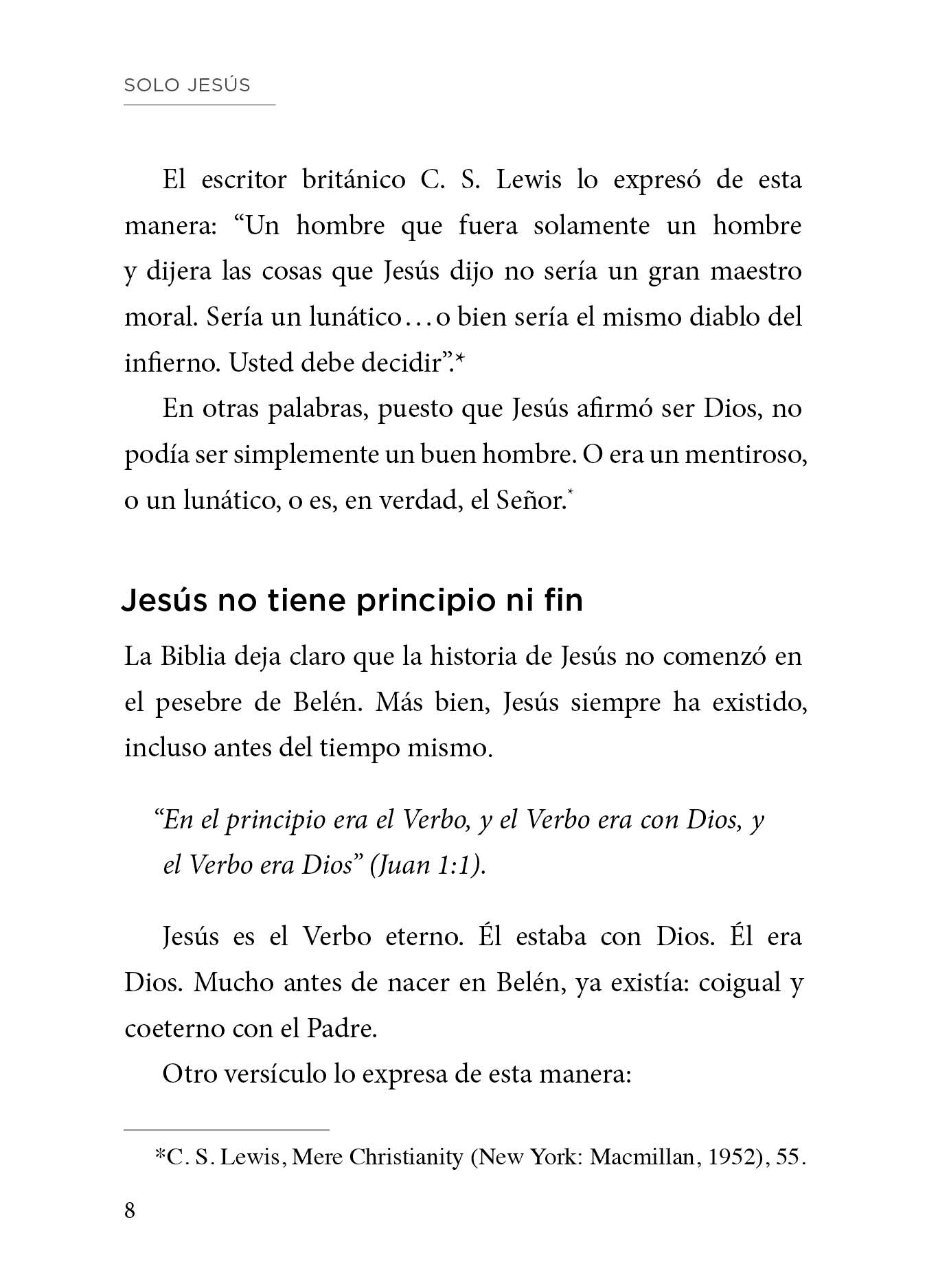 Solo Jesús