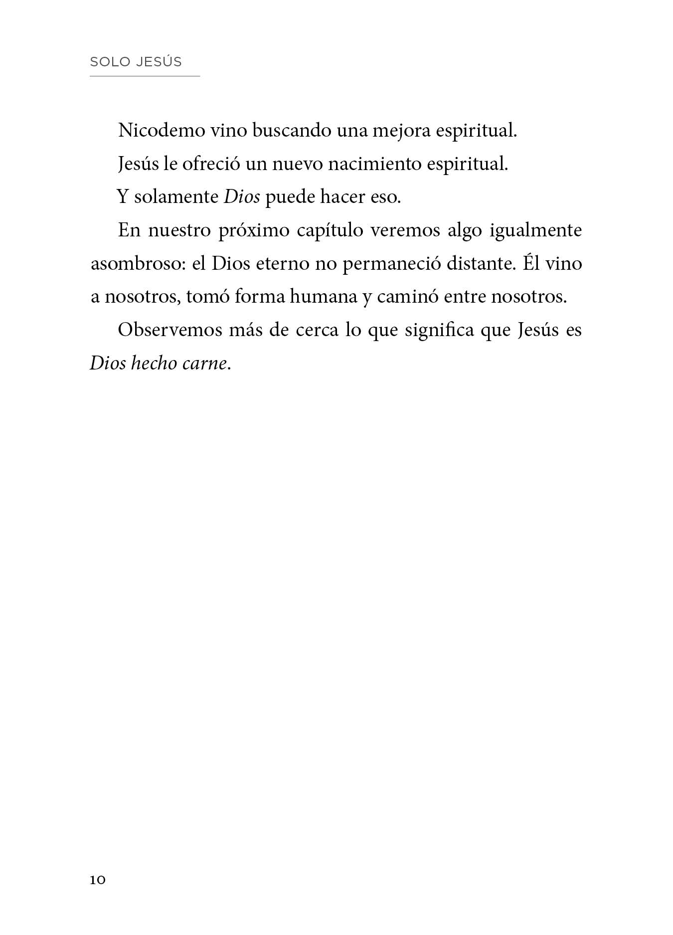 Solo Jesús
