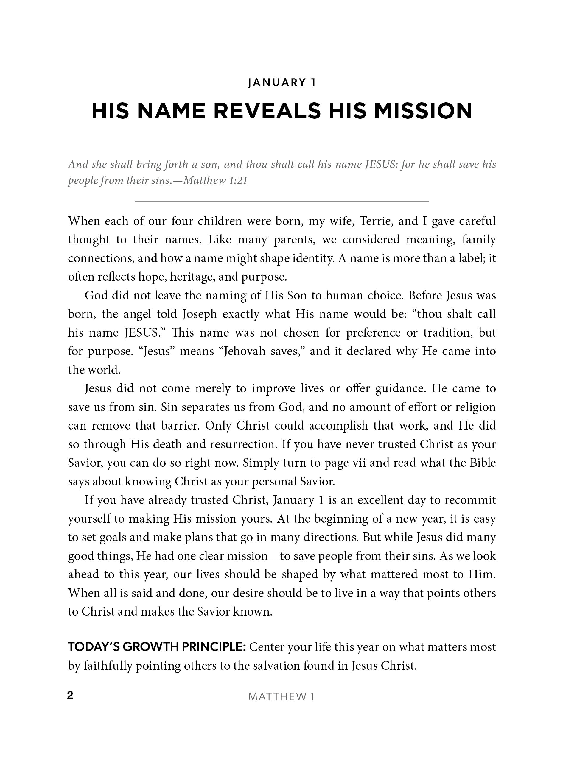 A Year in the New Testament