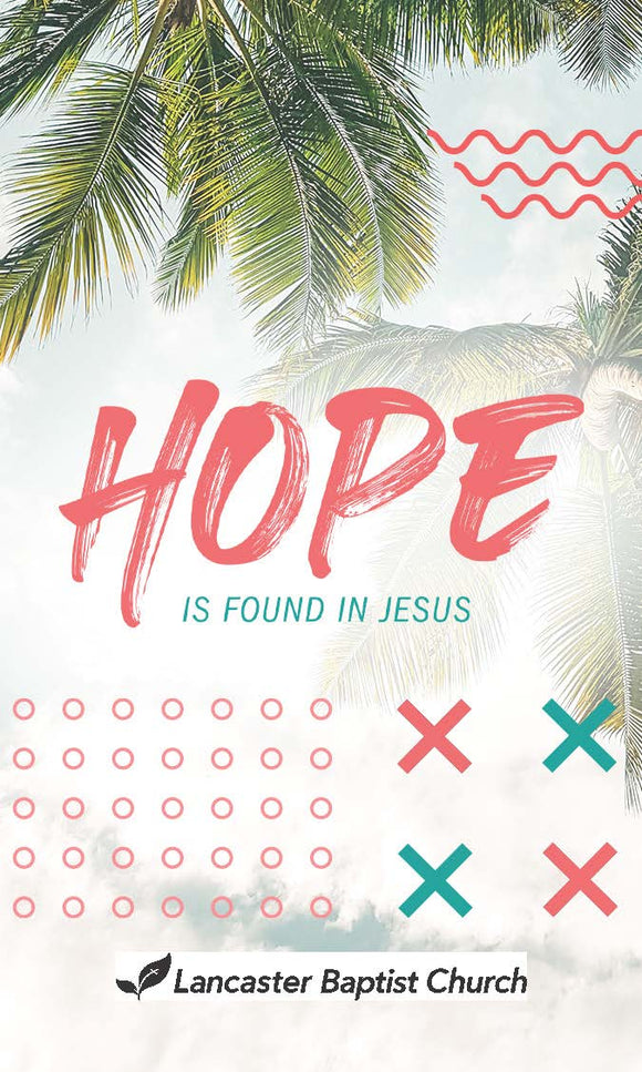 Hope is Found in Jesus Palm Trees—Gospel Cards