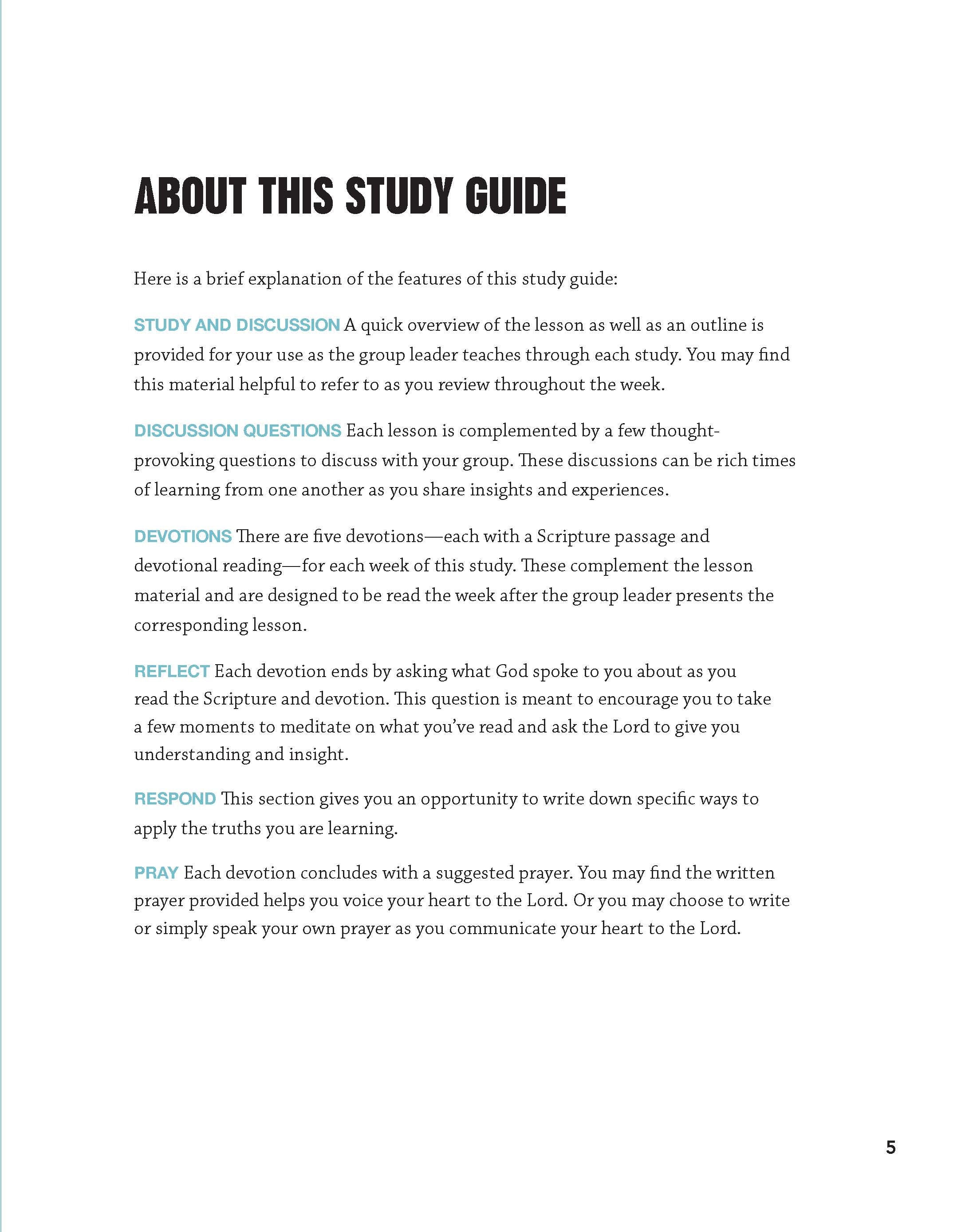 Anchored Study Guide