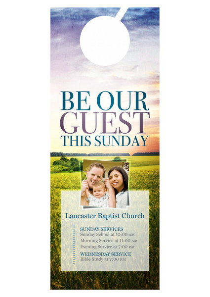 Be Our Guest—Door Hanger